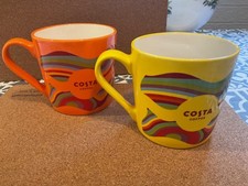 Costa Coffee Summer Waves Mug Set Of 2 Ceramic Mugs 2023 new
