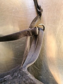 Lise Charmel Black French Lace Parisian Rhinestone Detailing 32C