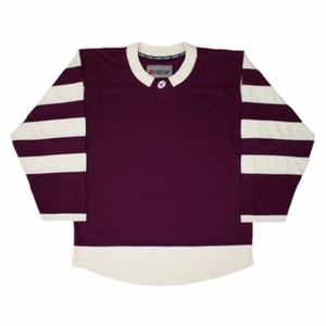 maroon hockey jersey
