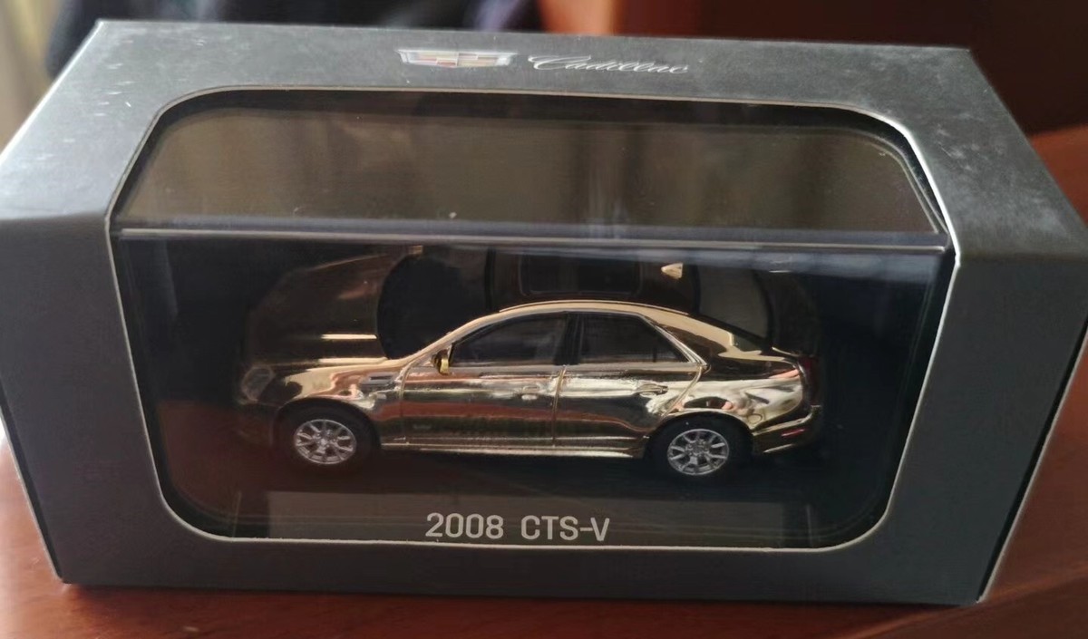1/64 Cadillac CTS-V 2008 Car Model GOLD COLOR | eBay
