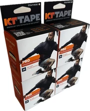 4 Pk KT Tape Pro 20 Strip 10" Precut Stealth Beige (New in Box)