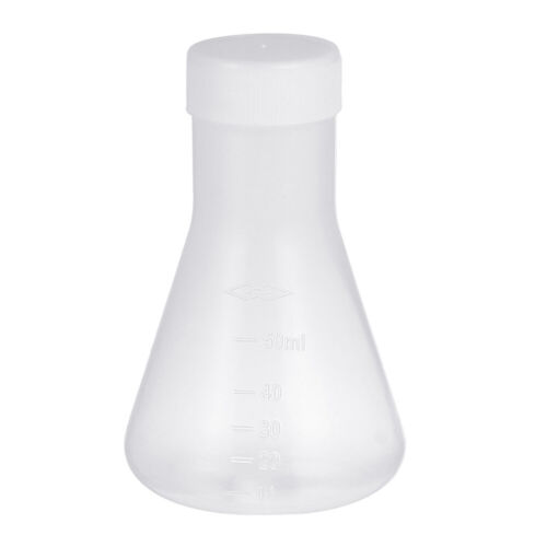  5 Pcs Chemical Erlenmeyer Flask Conical for Chemistry Practical Laboratory - Picture 1 of 12