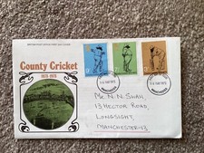 FDC FIRST DAY COVER ISSUE STAMP POST OFFCIE 1973 COUNTRY CRICKETS