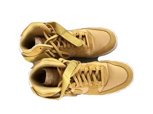 mustard nike high tops