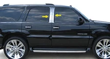 PP42255 Stainless Steel Pillar Post Trim 4 Pc 02-06 Escalade Chrome