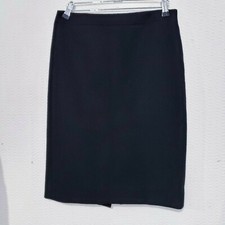 J. Grew Women's Black Wool Skirt no. 2 Pencil Career Work 0