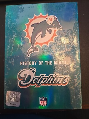 NFL History of the Miami Dolphins DVD Set 2 Discs Warner Bros Brand New Sealed