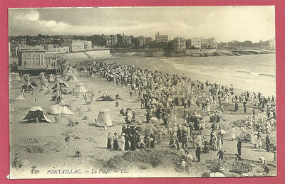 CPA 17 ENV.ROYAN La Grande Cote Falaise Et Casino EUR 3,00 - FR