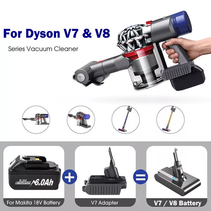 Adapter For Makita BL1830 18V Battery Convert To Dyson V7 V8 SV10 SV11 Cordless