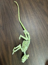 Glow-in-the-Dark Skeleton Rat Mouse Large Long Tail Halloween Decoration Prop 16