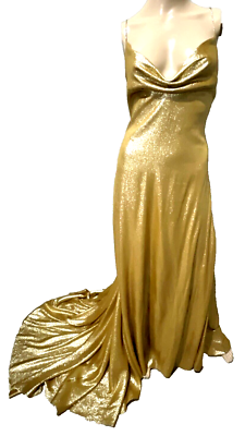 celine gold dress Nadine Merabi Celina Gold dress