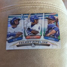 2018 Bowman - Talent Pipeline TP-LAD Los Angeles Dodgers - Kiebert Ruiz, Mieses