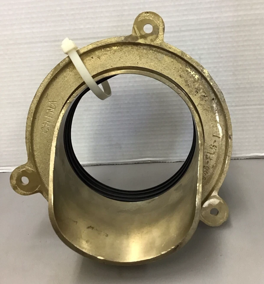 "Boquilla bajante de vatios 6"" IPS roscada níquel fundido bronce (R8)" Foto 3 de 4