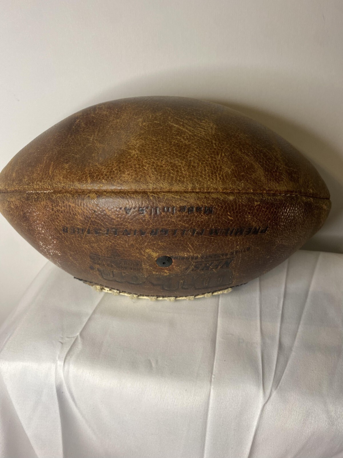 Vtg Premium Full Grain Leather Wilson TDY Football 11x6 NFHS eBay