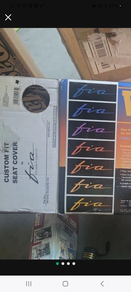 Ford Truck Seat Cover Front FIA 2008-2010 F250, F350, F450 TR47-22 BLACK - Image 3 of 4