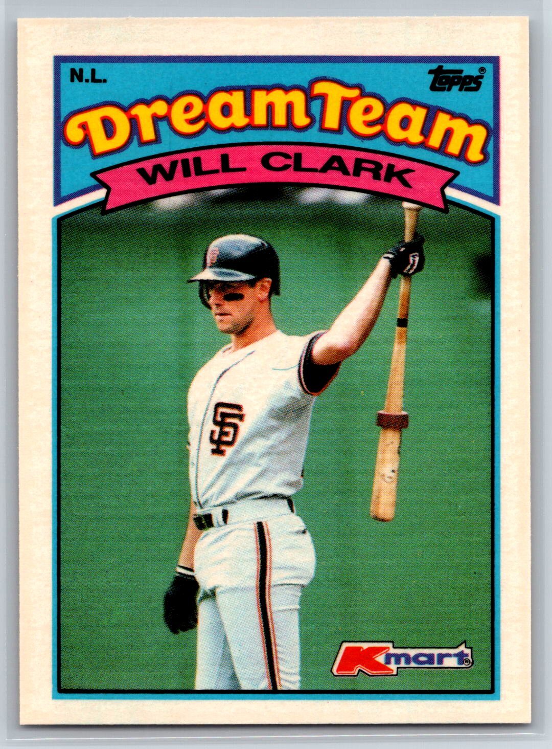 1989 Topps Kmart Dream Team Will Clark San Francisco Giants #23