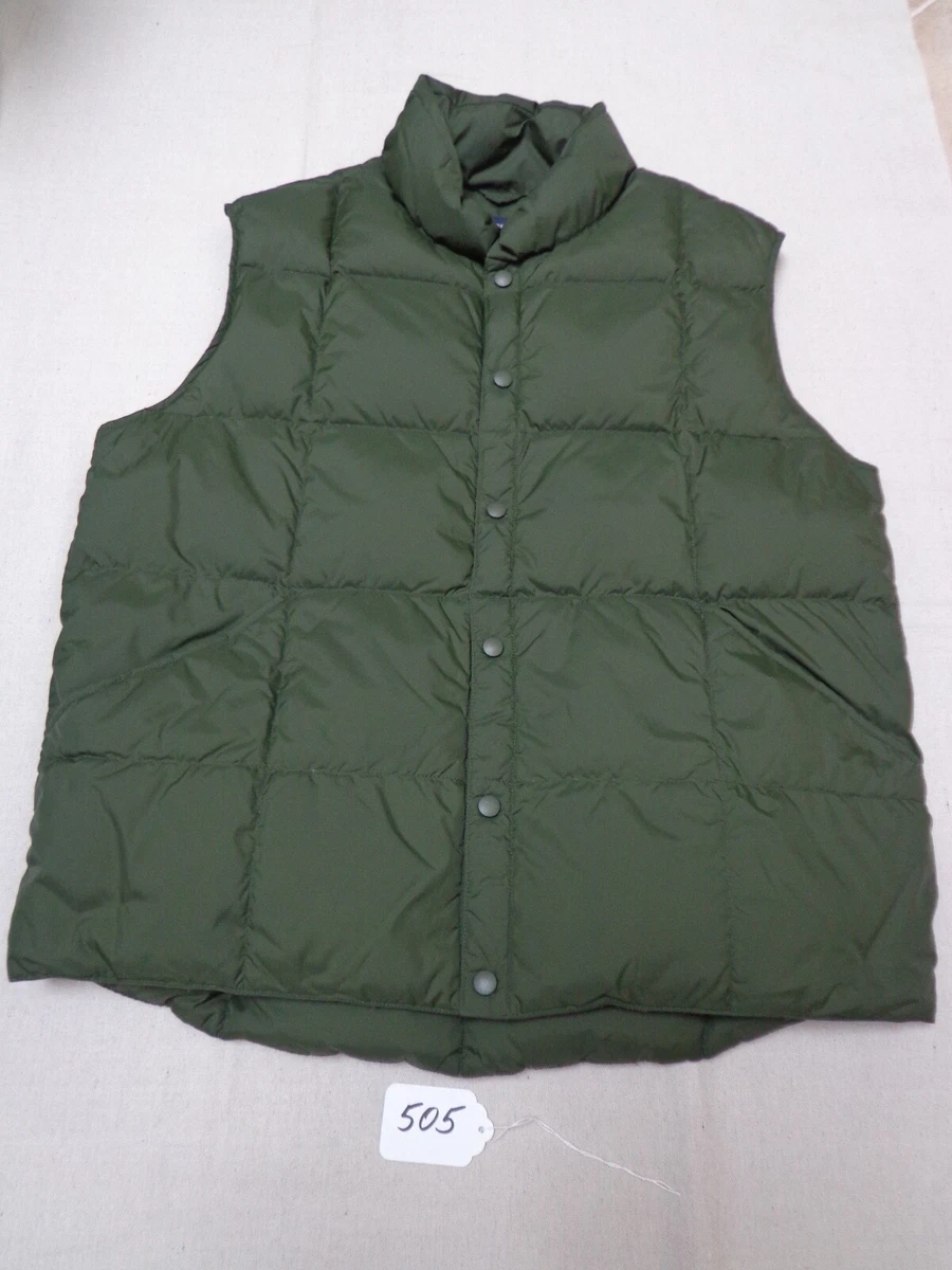 Lands end men's shop down vest