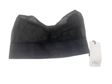 Else Women Black Bare Sheer Strapless Bra Size Small