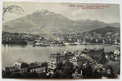 AK Luzern Kursaal Hotel National 1911