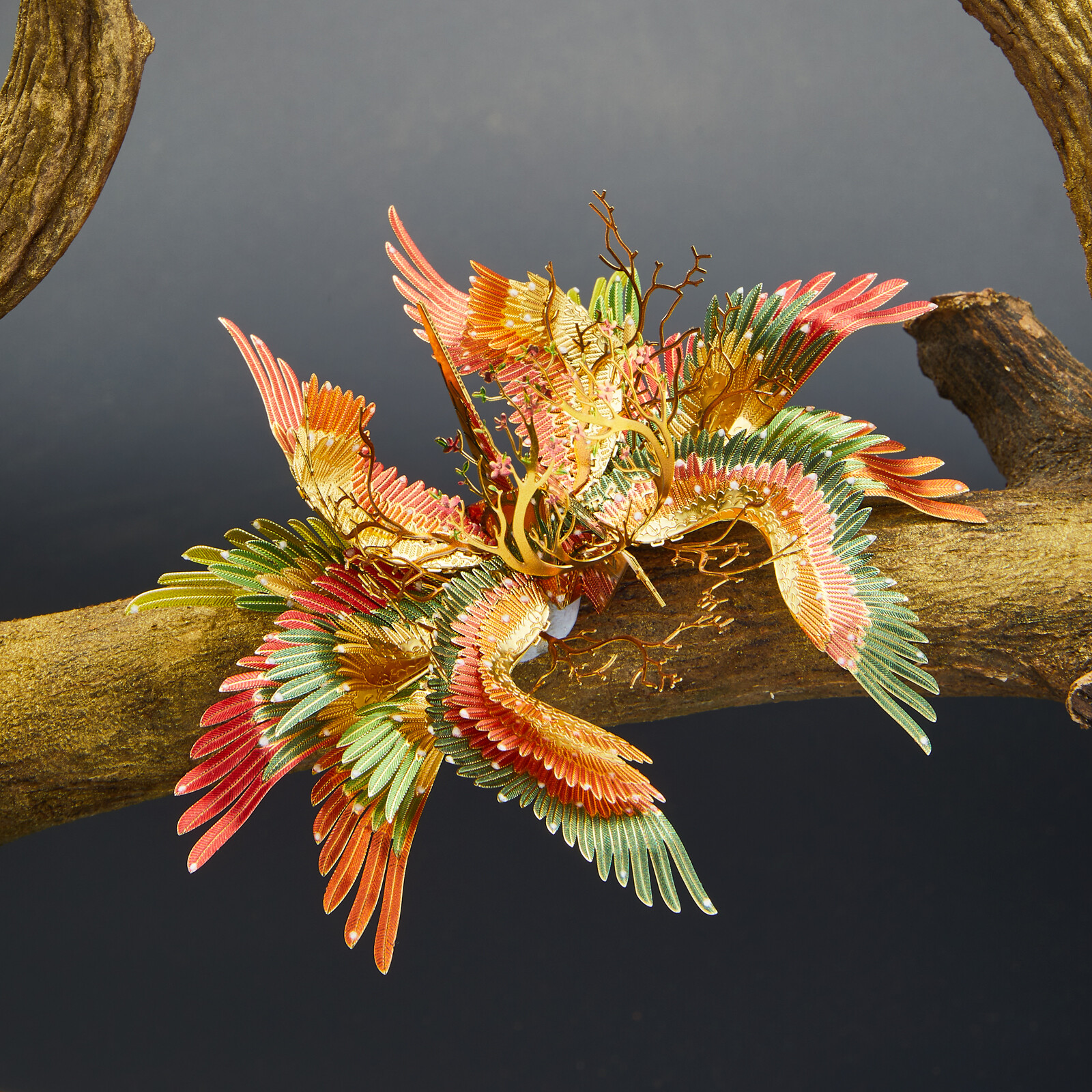 Piececool 3d Puzzles Wishing Blessing Metal Crane Model Kit Holiday Gift