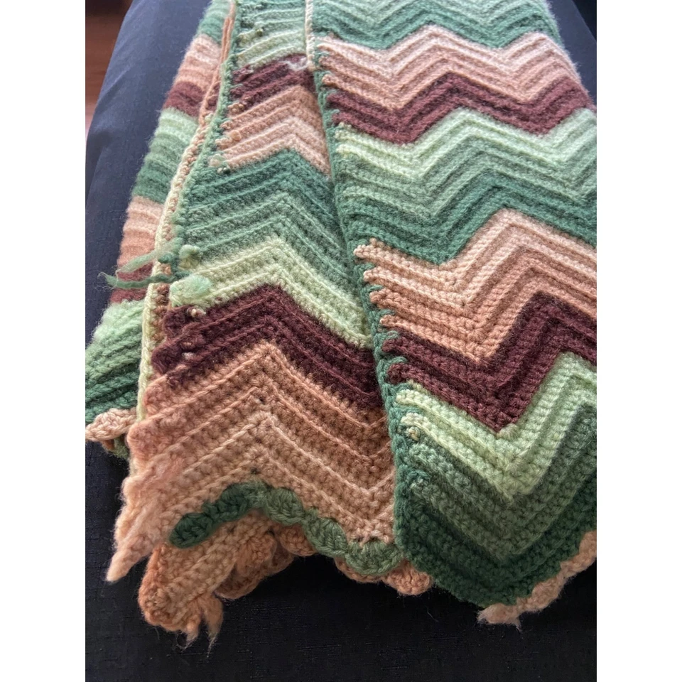 Manta afgana hecha a mano vintage acogedora mediados de siglo Foto 4 de 4