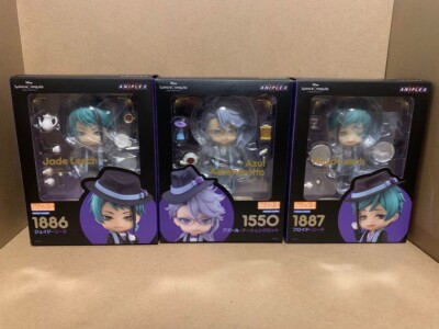 Twisted Wonderland Azul Jade Floyd Leech Nendoroid 3 Sets Neu Ungeöffnet