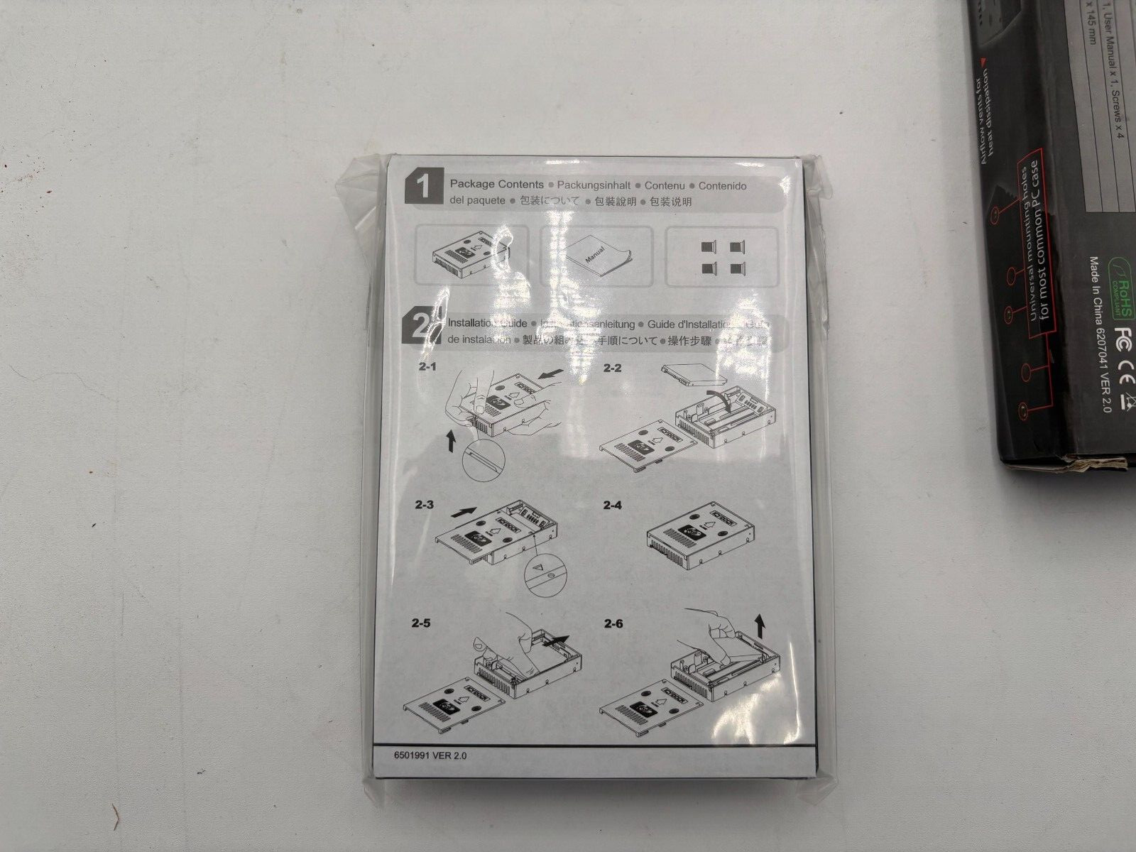 ICY DOCK 2,5" auf 3,5" SAS/SATA HDD & SSD Konverter/Mount/Kit/Adapter | EZConvert