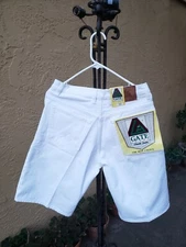 VINTAGE 90'S LA GATE DENIM BAGGY SHORTS MEN 30 