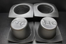 4 PCS SPEAKER BAFFLE ACOUSTIC FOAM 8" ROUND CAR AUDIO BASS IBBAF80