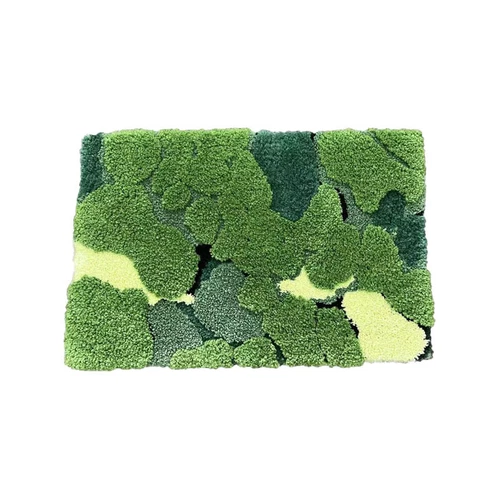 Moss Shag Area Rug for Bedroom Living Room Floor Mats Non-slip Thick Washable - Picture 23 of 44