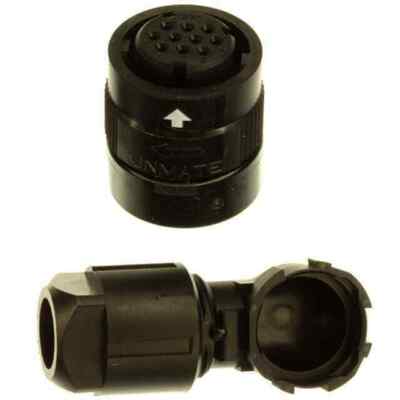 CONN PLG HSG FMAL 10PS INLINE RA