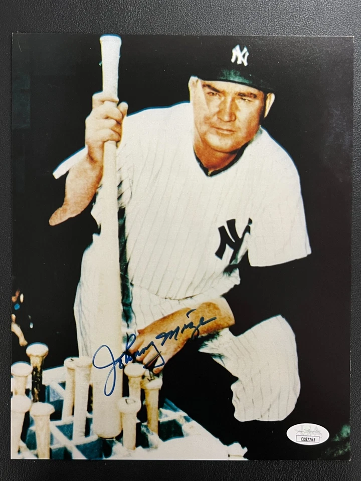 Johnny Mize Signed Color Photo JSA w/COA MLB N.Y Yankees/S.L Cardinals HOF 1981! - Image 2 of 4