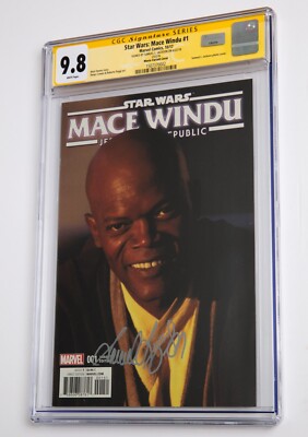 Samuel L. Jackson Star Wars Auto Signed CGC SS 9.8 Mace Windu | eBay