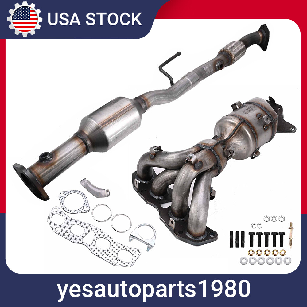 Front & Rear Catalytic Converter For 2007-2013 Nissan Altima 2.5L w/ Gasket EPA