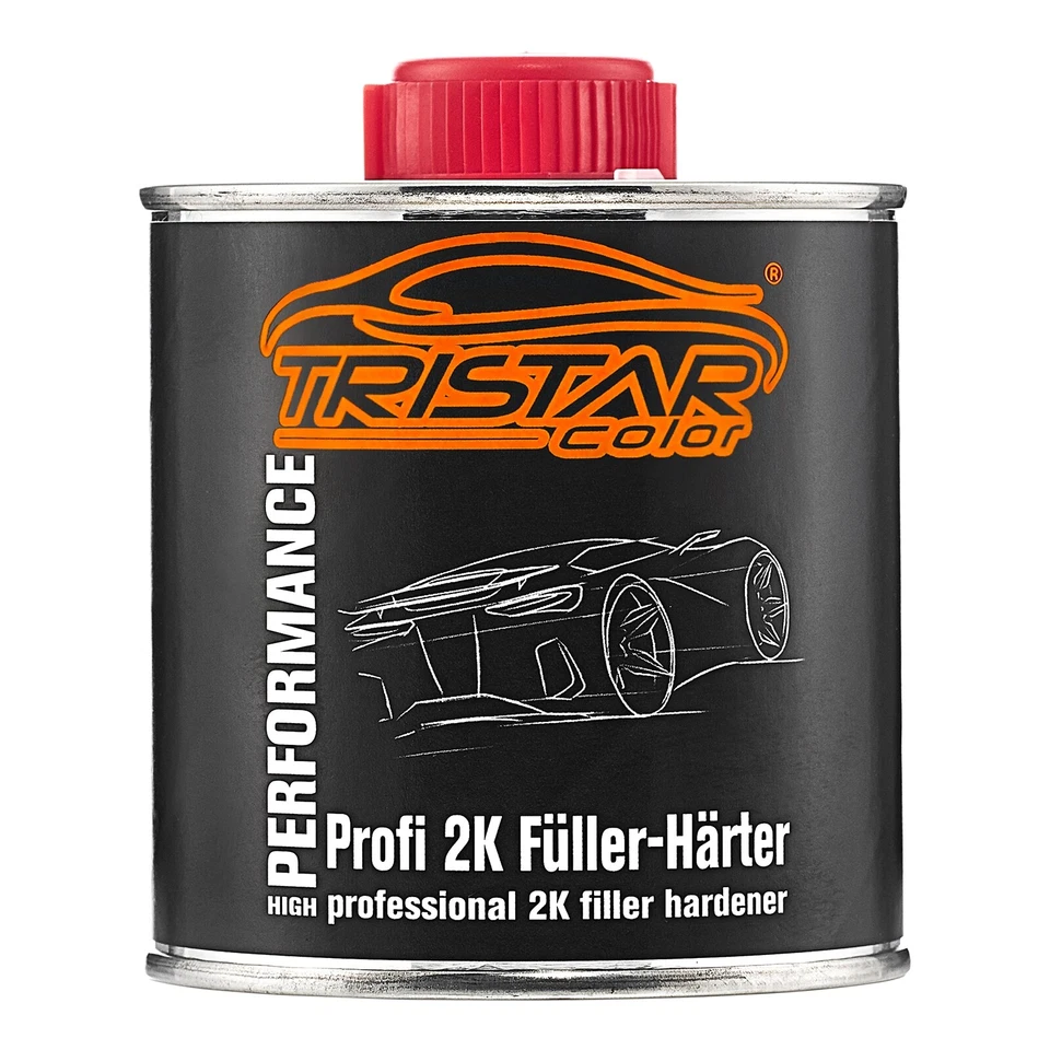 2K High Solid Füller Set Grundierung für Autolack grau inkl. Härter 1,3 kg - Bild 3 von 4