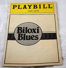 BILOXI BLUES October 1986 - Forrest Theater Playbill William Ragsdale