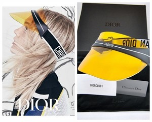 yellow dior visor
