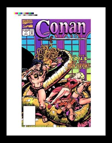 Barry Smith Conan Classic #7 Rare Production Art Cover - Afbeelding 1 van 1