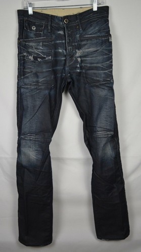 Raw Denim Navy Jack Loose Tapered Jeans 