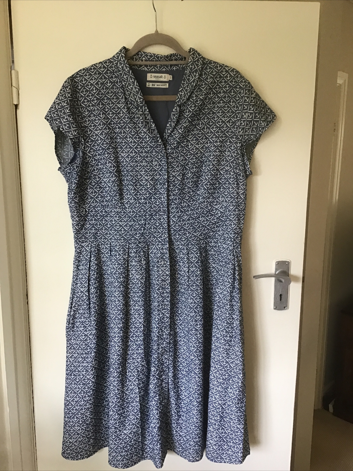 Fabulous Seasalt Beatrice Anchor Print Dress Size 16 eBay