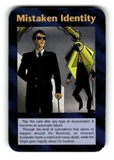 Mistaken Identity Card Limited INWO Illuminati New World Order Game