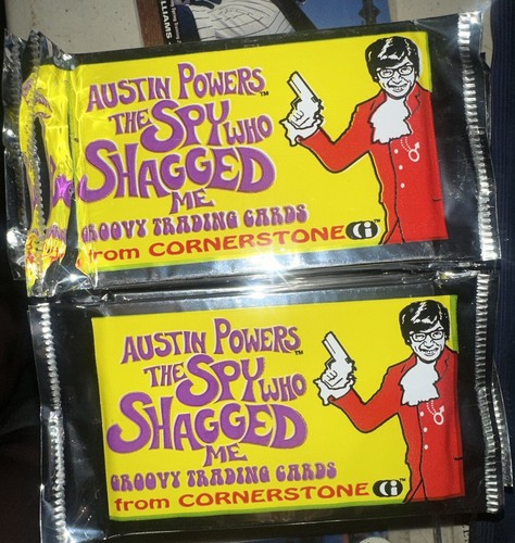 AUSTIN POWERS - THE SPY WHO SHAGGED ME / SEALED PACKS LOT OF 12 1999 CORNERSTONE - Picture 1 of 2