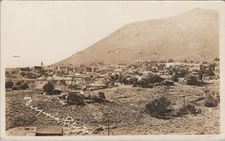 Postcard RPPC Nevada NV Virginia City Bird's Eye View c. 1910