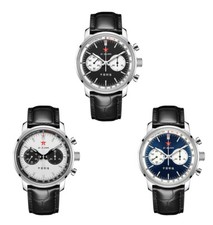 Orologio meccanico cronografo tachimetro RED STAR ST1901 SEAGULL collo di cigno 42 mm C3