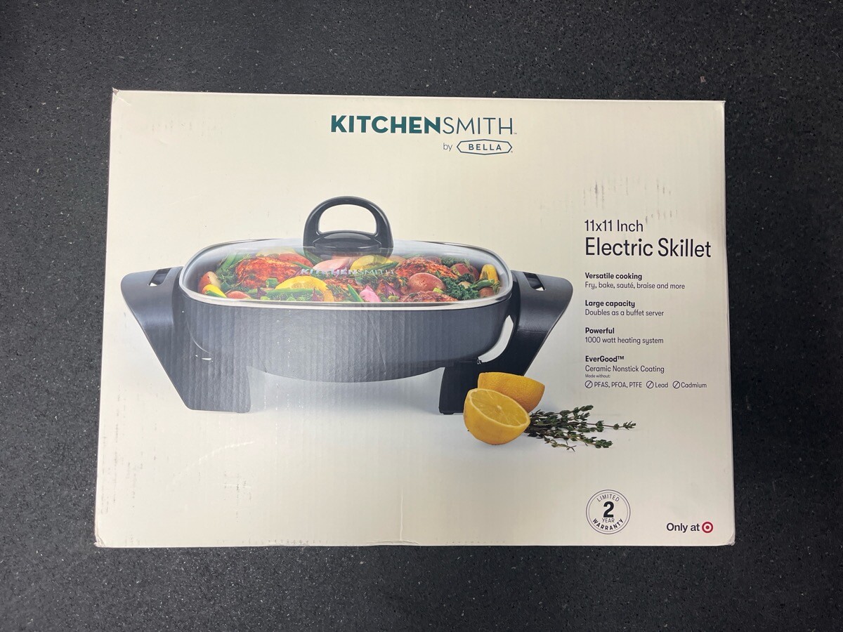 Bella Kitchen Smith 11x11 Electric Skillet with Digital Controls P24023241  