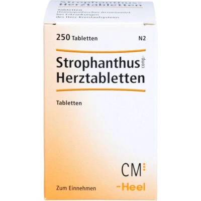 BIOLOGISCHE HEILMITTEL HEEL GMBH STROPHANTHUS COMP.Herztabletten 250 St PZN03915071