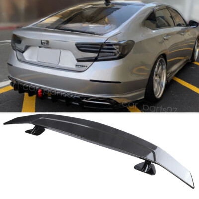 46  For 18-22 Honda Accord Carbon Fiber Style Rear Trunk Spoiler Racing GT Wing
