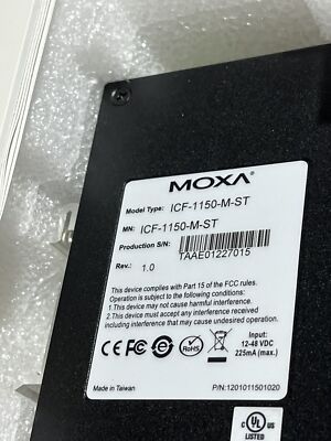 1PC New MOXA ICF-1150-M-ST Serial to Fiber Converter