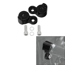 Black Passenger Footpeg Mounting Kit Fit For Harley FXDR FXDRS Models 2019-2024