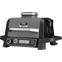 Barbecue ÉLectrique Ninja Woodfire OG701EU, Grill, Fumoir, Air Fryer, Gris/Noir